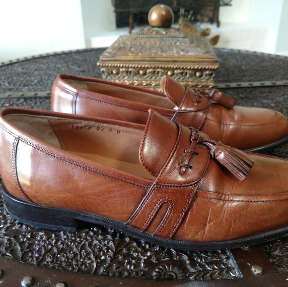 Florsheim Leather Loafers with Tassels - Picture 3 of 6